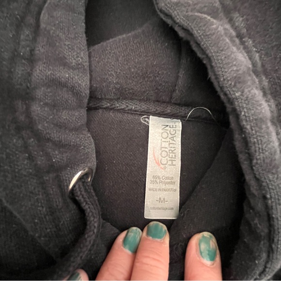 Cool Black Smoking Graphic Hoodie - Picture 5 of 7